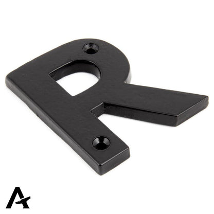 LETTER R 78x56x8 BLK - 83800R by MARCHES (ANVIL) ARCHITECTURAL HARDWARE