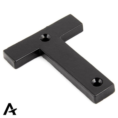 LETTER T 78x62x8 BLK - 83800T by MARCHES (ANVIL) ARCHITECTURAL HARDWARE