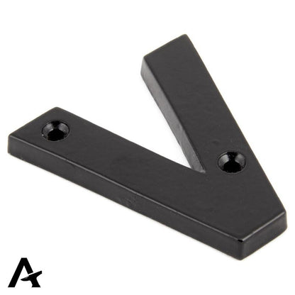 LETTER V 78x68x8 BLK - 83800V by MARCHES (ANVIL) ARCHITECTURAL HARDWARE