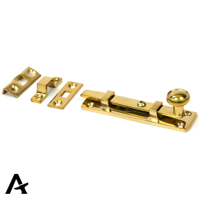 UNIVERSAL KNOB BOLT 100x25x25 PBR - 33096 by MARCHES (ANVIL) ARCHITECTURAL HARDWARE