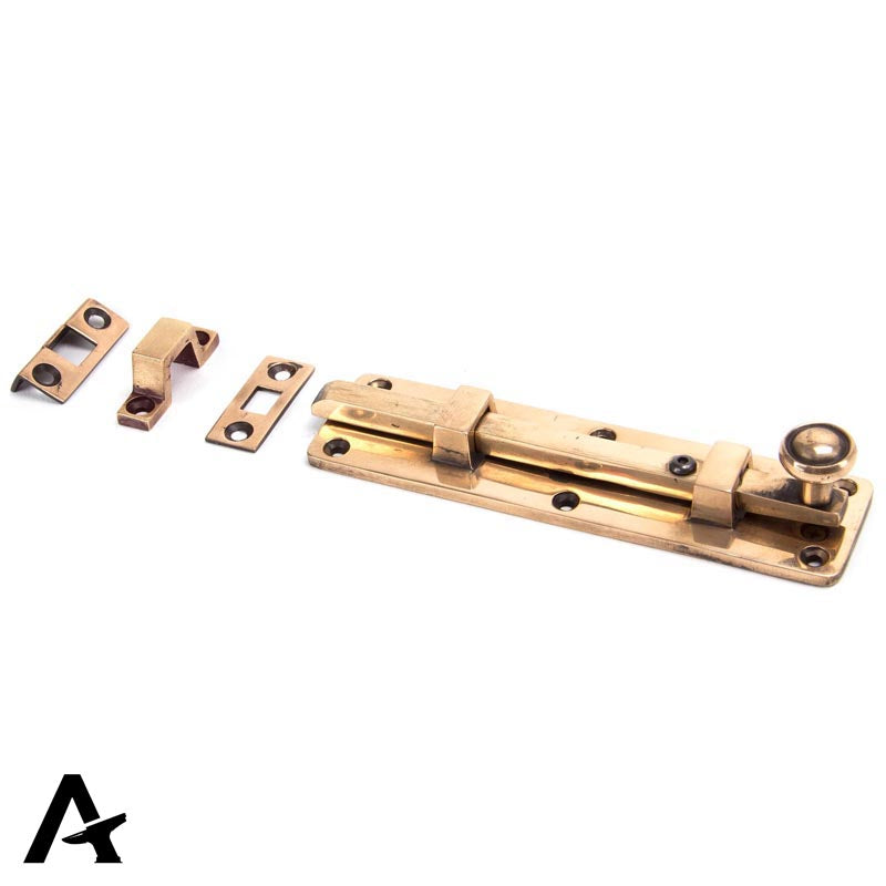 UNIVERSAL KNOB BOLT 150x40x30 PBZ - 91936 by MARCHES (ANVIL) ARCHITECTURAL HARDWARE