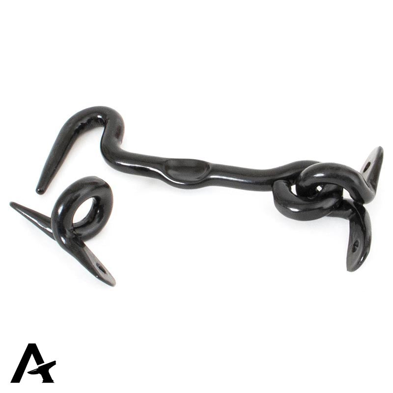CABIN HOOK FORGED 106x52x12 BLK