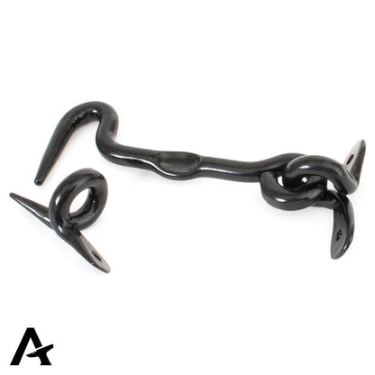 CABIN HOOK FORGED 106x52x12 BLK - 83770 by MARCHES (ANVIL) ARCHITECTURAL HARDWARE