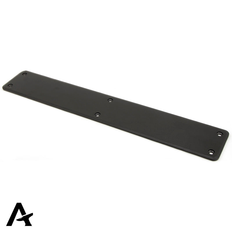 PLAIN FINGERPLATE 0400x66x4 BLK - 91760 by MARCHES (ANVIL) ARCHITECTURAL HARDWARE