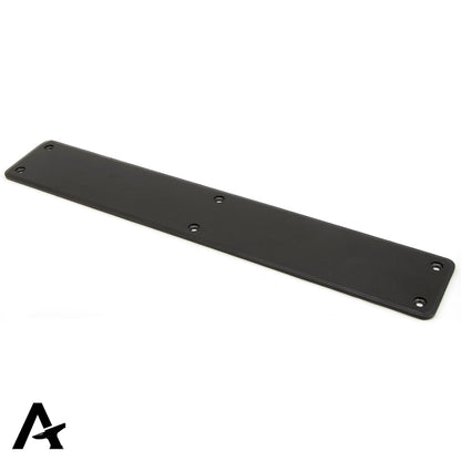 PLAIN FINGERPLATE 0400x66x4 BLK - 91760 by MARCHES (ANVIL) ARCHITECTURAL HARDWARE