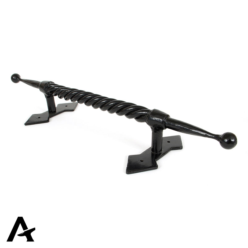 ROBE PULL HANDLE 273HC 500x65 BLK - 83664 by MARCHES (ANVIL) ARCHITECTURAL HARDWARE