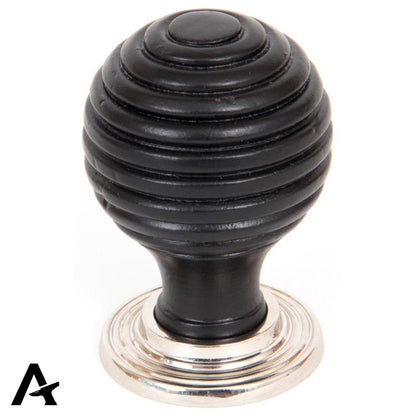 WOODEN BEEHIVE CABINET KNOB 35x50 EBO/PNP - 83869 by MARCHES (ANVIL) ARCHITECTURAL HARDWARE