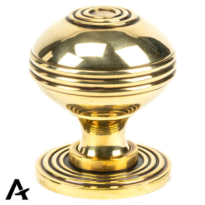 PRESTBURY CABINET KNOB 38x40 AGBR - 83896 by MARCHES (ANVIL) ARCHITECTURAL HARDWARE