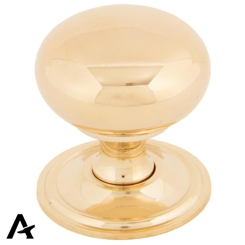 MUSHROOM CABINET KNOB 39x40 PBR - 83877 by MARCHES (ANVIL) ARCHITECTURAL HARDWARE