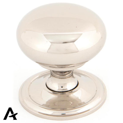 MUSHROOM CABINET KNOB 39x40 PNP - 83878 by MARCHES (ANVIL) ARCHITECTURAL HARDWARE
