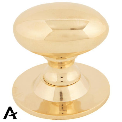 OVAL CABINET KNOB 40x27x40x43 PBR - 83879 by MARCHES (ANVIL) ARCHITECTURAL HARDWARE
