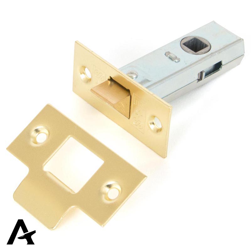 TUBULAR MORTICE LATCH BS44 64 BRS - 91078 by MARCHES (ANVIL) ARCHITECTURAL HARDWARE