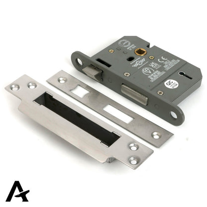 5LEVER SASH LOCK BS56 DIF 76 SSS - 90136 by MARCHES (ANVIL) ARCHITECTURAL HARDWARE