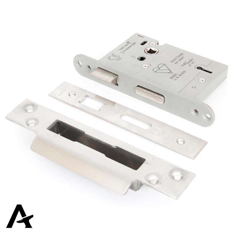 5LEVER SASH LOCK HD BS56 DIF 76 SSS - 91060 by MARCHES (ANVIL) ARCHITECTURAL HARDWARE