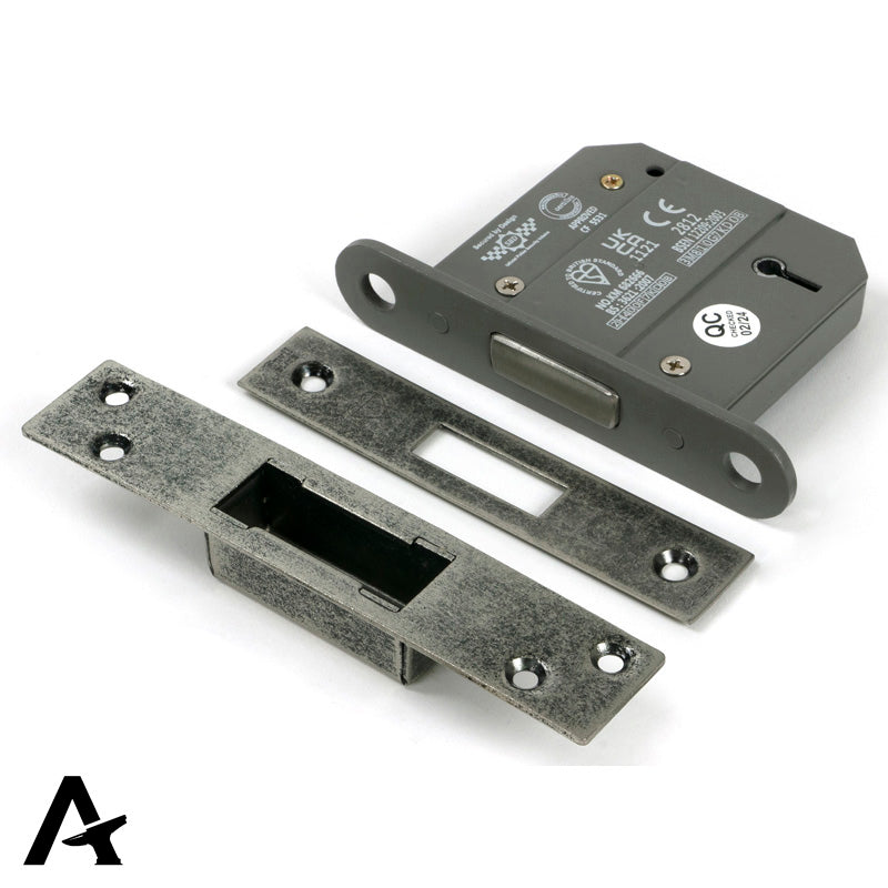 5LEVER DEADLOCK BS56 DIF 76 PEW - 51414 by MARCHES (ANVIL) ARCHITECTURAL HARDWARE