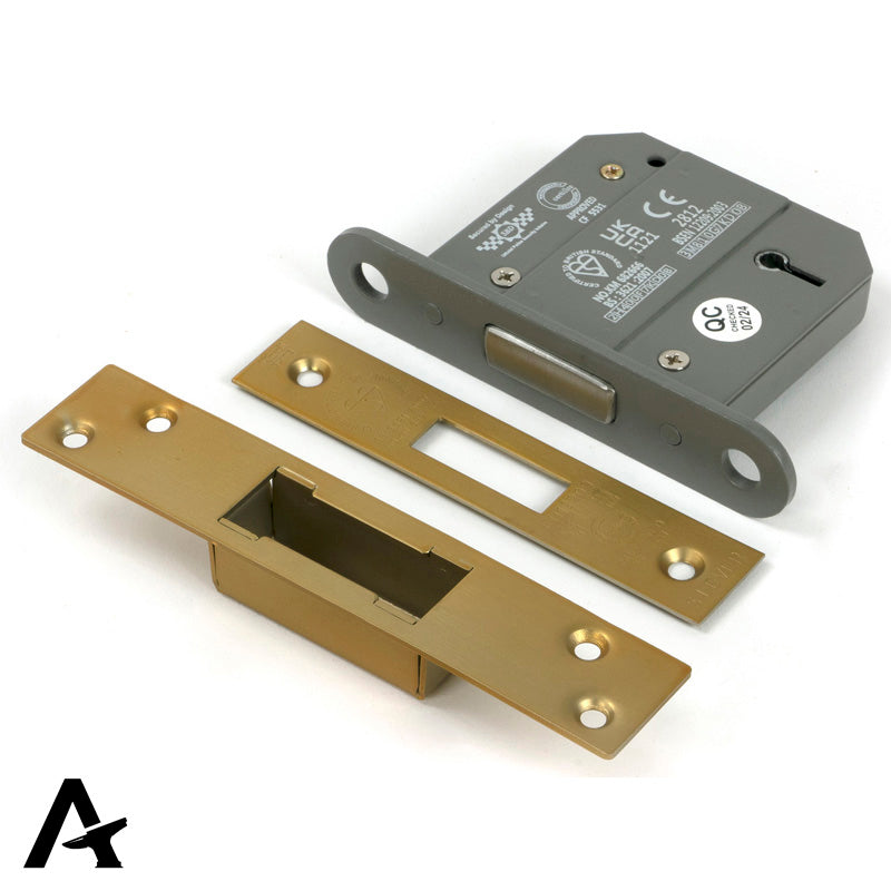 5LEVER DEADLOCK BS56 ALI 76 SBR - 51439 by MARCHES (ANVIL) ARCHITECTURAL HARDWARE
