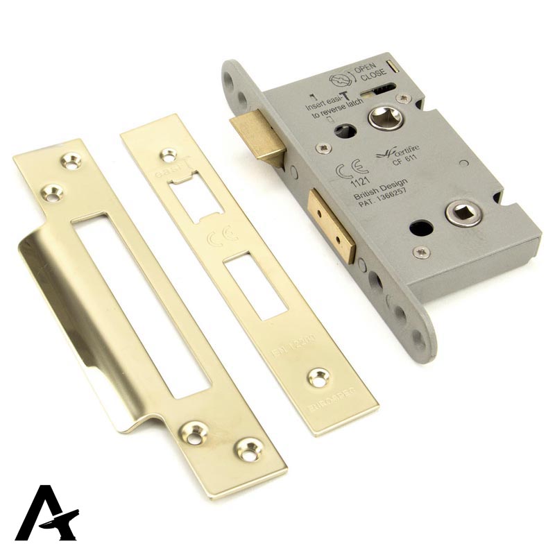 BATHROOM MORT LOCK HD BS44 64 BRS