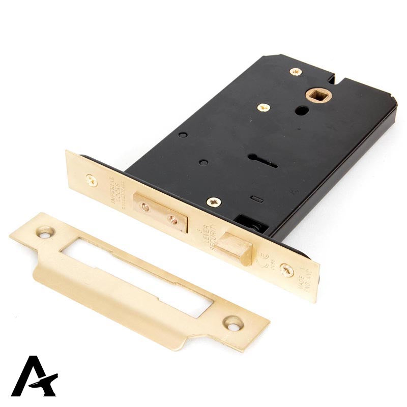 5 LEVER HORIZONTAL SASH LOCK BS57 151 PBR by MARCHES (ANVIL) ARCHITECTURAL HARDWARE