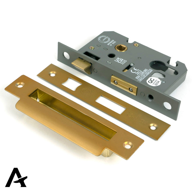 EURO SASH LOCK BS44 64 SBR - 51377 by MARCHES (ANVIL) ARCHITECTURAL HARDWARE