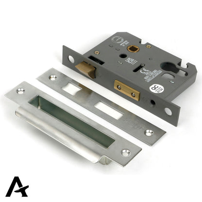 EURO SASH LOCK BS56 76 SSS - 91096 by MARCHES (ANVIL) ARCHITECTURAL HARDWARE