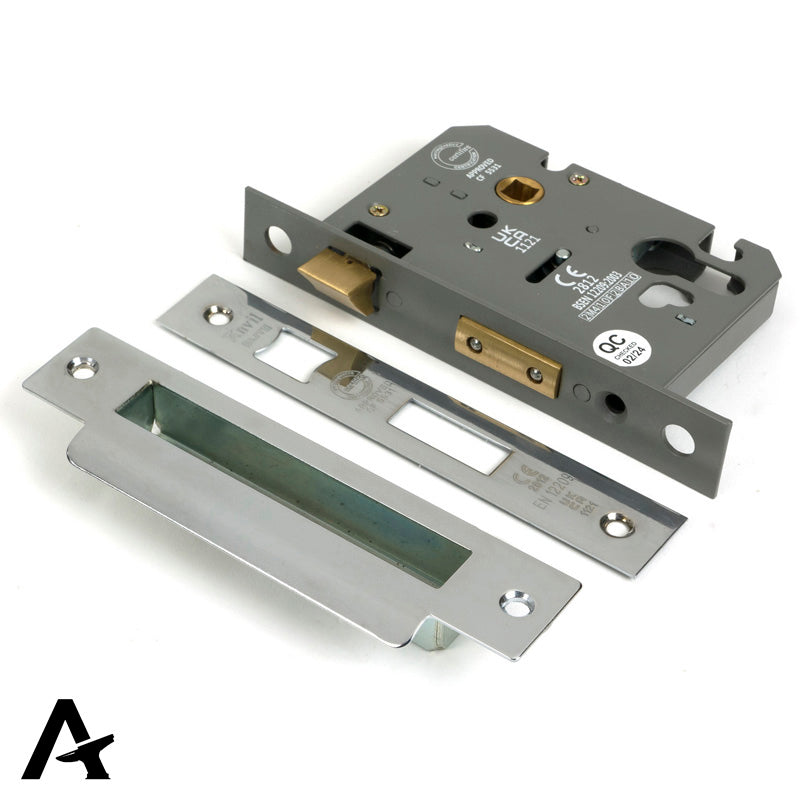 EURO SASH LOCK BS44 76 PCP - 51389 by MARCHES (ANVIL) ARCHITECTURAL HARDWARE