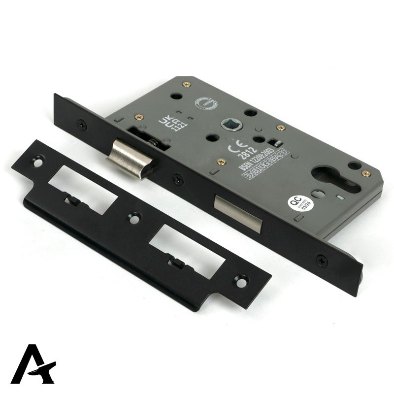 EURO SASH LOCK CENTRE BS60 BLK - 90058 by MARCHES (ANVIL) ARCHITECTURAL HARDWARE