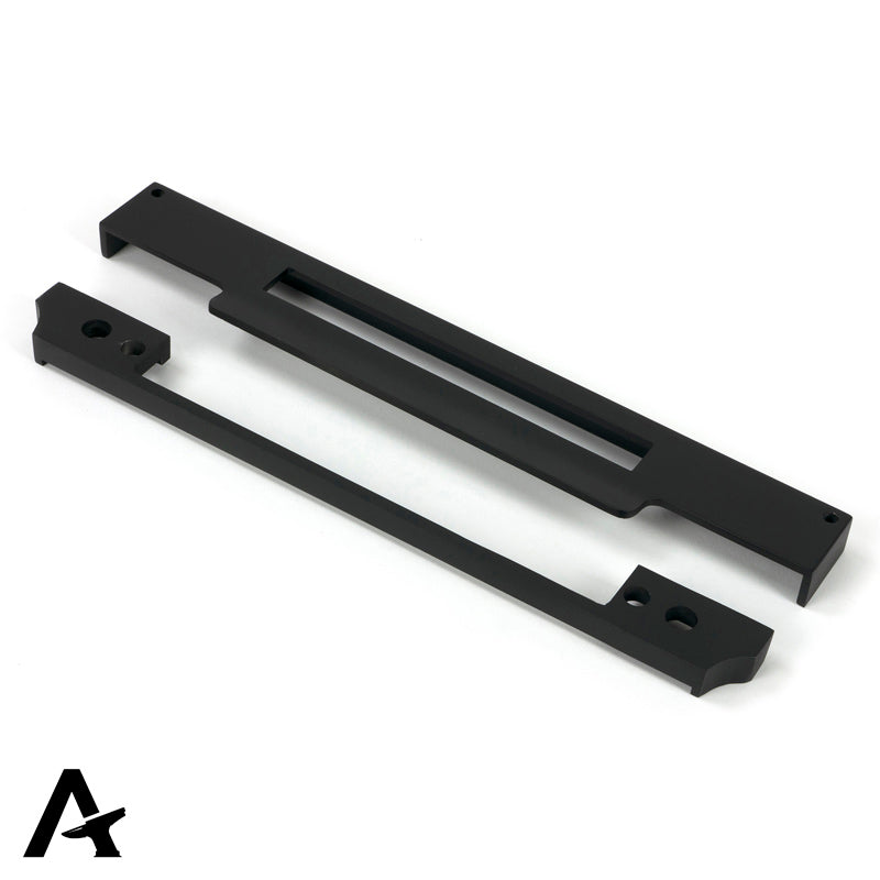 EURO DIN SPEC REBATE 12.7 BLK - 90059 by MARCHES (ANVIL) ARCHITECTURAL HARDWARE