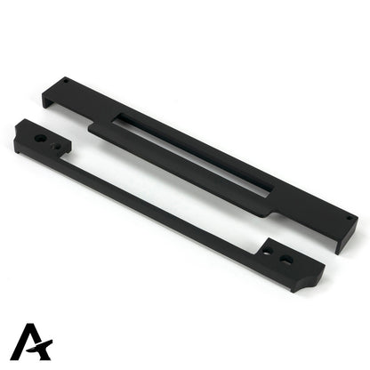 EURO DIN SPEC REBATE 12.7 BLK - 90059 by MARCHES (ANVIL) ARCHITECTURAL HARDWARE