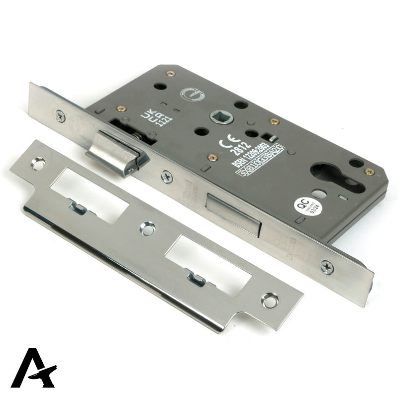 EURO DIN SASH LOCK BS60 72 PSS - 51808 by MARCHES (ANVIL) ARCHITECTURAL HARDWARE
