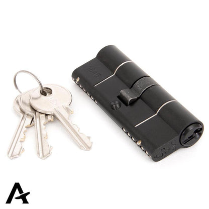 6PIN EURO CYLINDER ALIKE 40/40 BLK - 90239 by MARCHES (ANVIL) ARCHITECTURAL HARDWARE