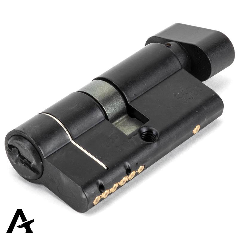 EURO CYLINDER/THUMBTURN 6PIN DIFFER 30/30 BLK - 90233 by MARCHES (ANVIL) ARCHITECTURAL HARDWARE
