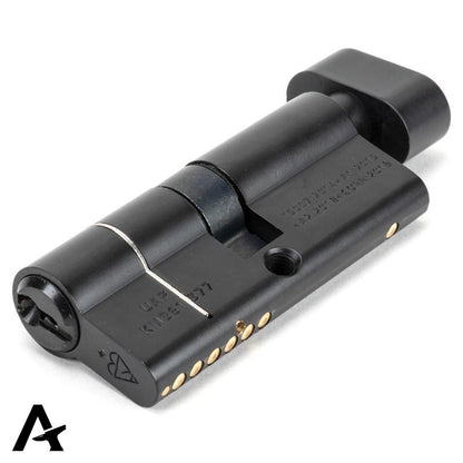 EURO CYLINDER/THUMBTURN 6PIN DIFFER 35/35 BLK - 90232 by MARCHES (ANVIL) ARCHITECTURAL HARDWARE