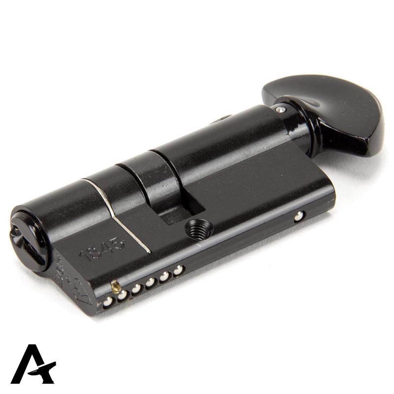 EURO CYLINDER/THUMBTURN 6PIN DIFFER 30/35T BLK - 91865 by MARCHES (ANVIL) ARCHITECTURAL HARDWARE