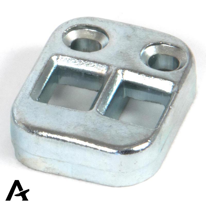 EXCAL RAISED SHOOT BOLT KEEP RH 36x29x10 BZP - 90258 by MARCHES (ANVIL) ARCHITECTURAL HARDWARE