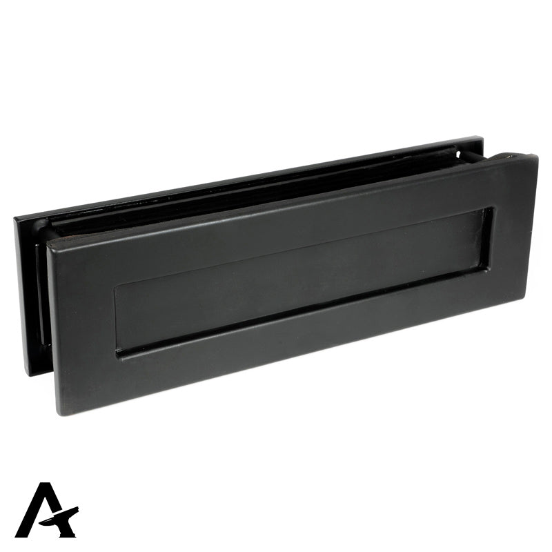 LETTERBOX TRADITIONAL 315x92x42-72 BLK