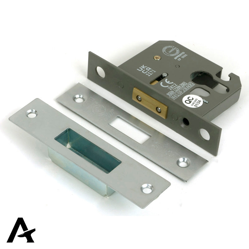 EURO DEAD LOCK BS BS44 64 SCP - 51452 by MARCHES (ANVIL) ARCHITECTURAL HARDWARE