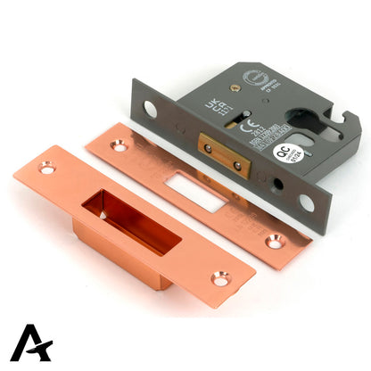 EURO DEAD LOCK BS BS44 64 PBZ - 51454 by MARCHES (ANVIL) ARCHITECTURAL HARDWARE