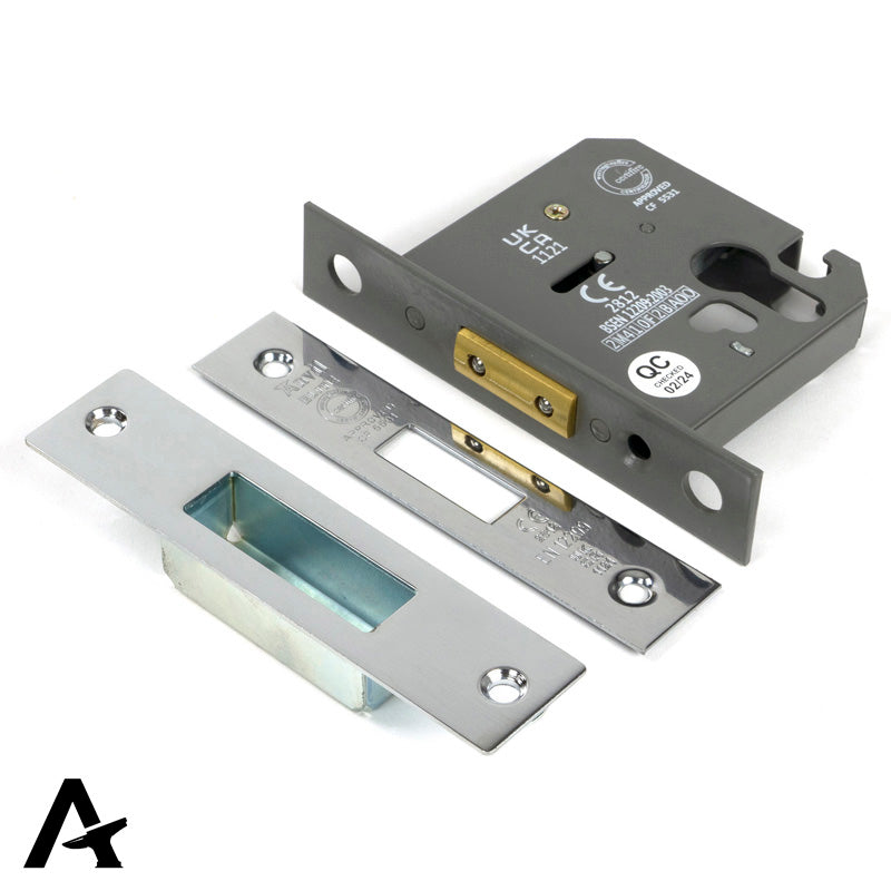 EURO DEAD LOCK BS BS56 76 PCP - 51461 by MARCHES (ANVIL) ARCHITECTURAL HARDWARE