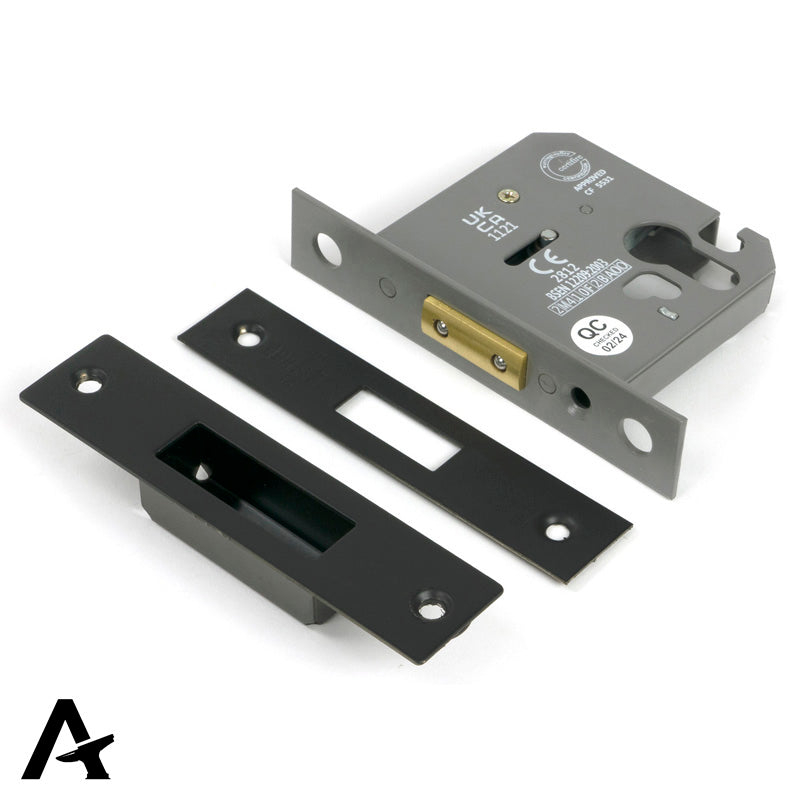 EURO DEAD LOCK BS BS56 76 AGBZ - 51463 by MARCHES (ANVIL) ARCHITECTURAL HARDWARE