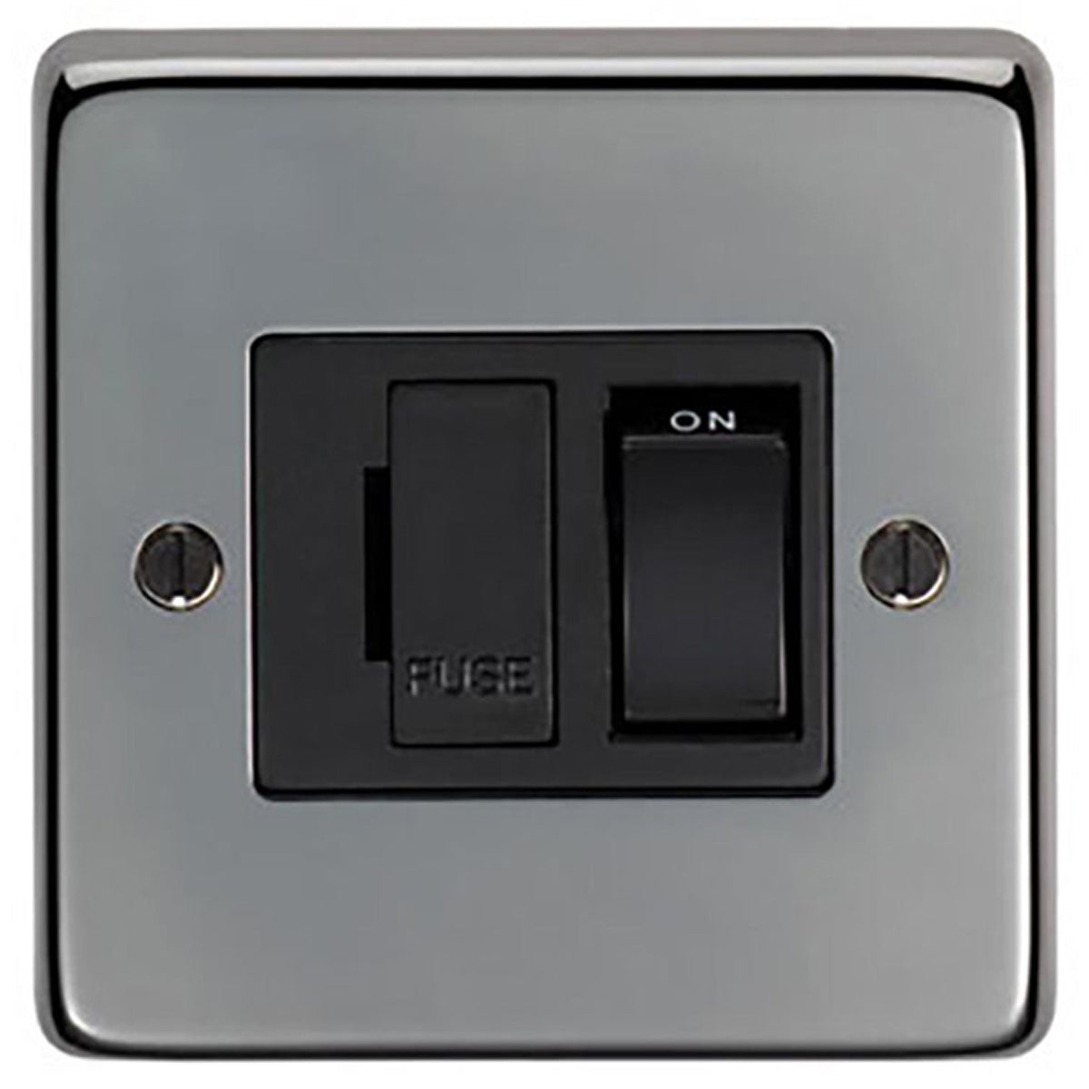 SWITCHED FUSE 13AMP 86x86x7 BKN