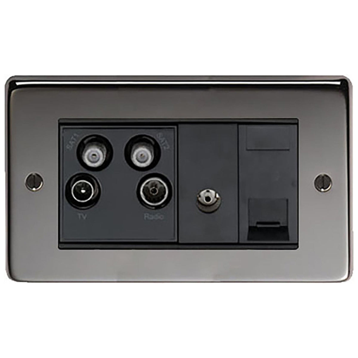 SKY PLUS SOCKET 146x86x7 BKN