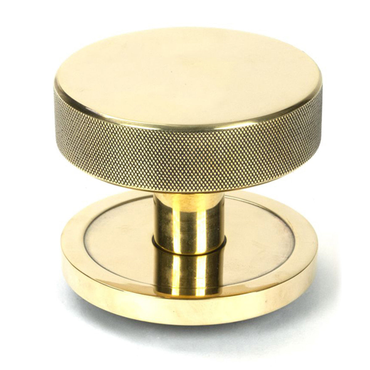 BROMPTON CENTRE DOOR KNOB PLAIN 90x70 AGBR
