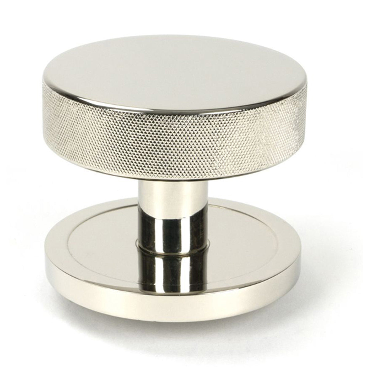 BROMPTON CENTRE DOOR KNOB PLAIN 90x70 PNP