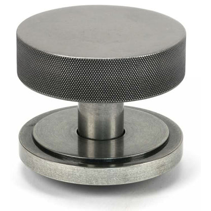 BROMPTON CENTRE DOOR KNOB ART DECO 90x70 PEW - 46763 by MARCHES (ANVIL) ARCHITECTURAL HARDWARE