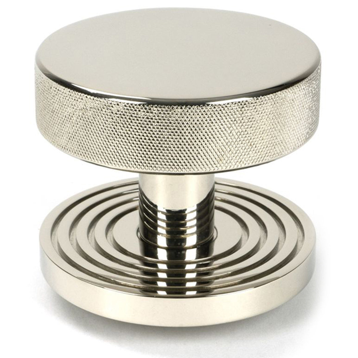 BROMPTON CENTRE DOOR KNOB BEEHIVE 90x70 PNP