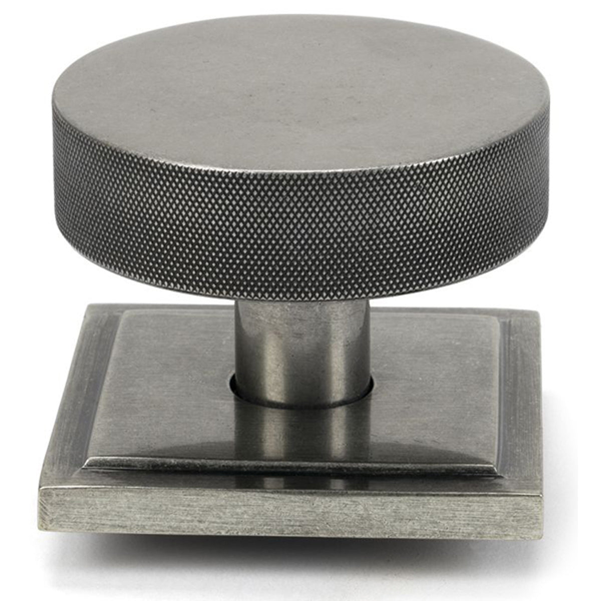 BROMPTON CENTRE DOOR KNOB SQUARE 90x70 PEW