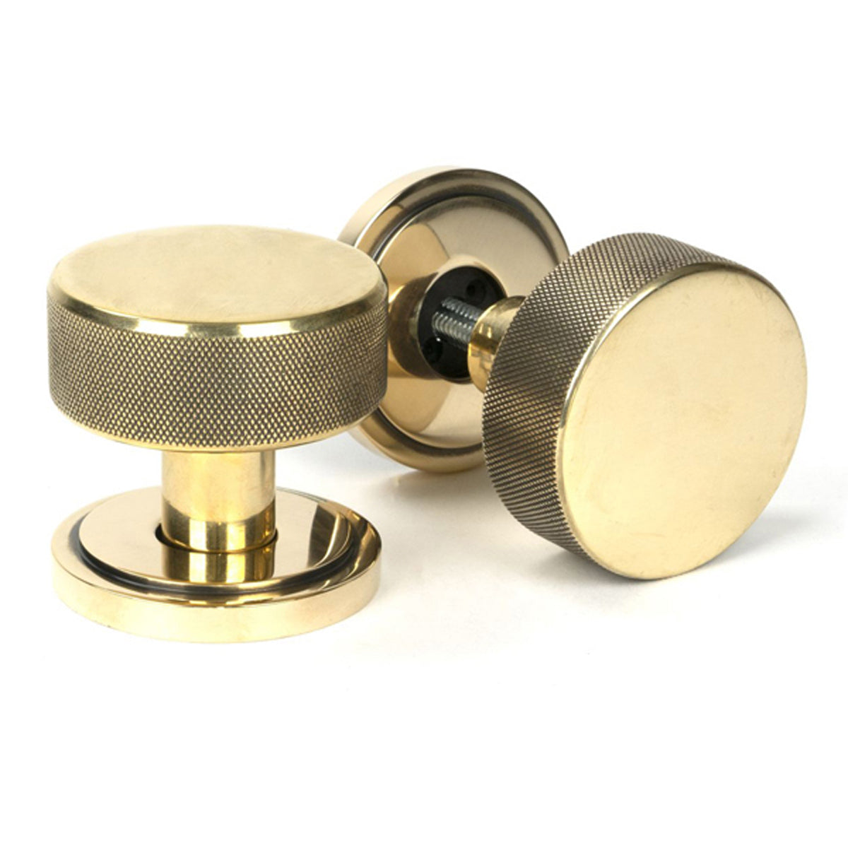 BROMPTON MORTICE/RIM KNOB ART DECO 63x54x22 AGBR
