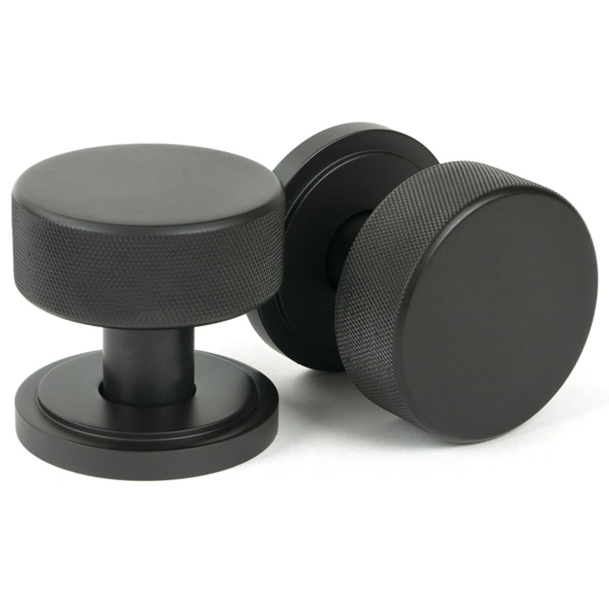 BROMPTON MORTICE/RIM KNOB ART DECO 63x54x22 AGBZ