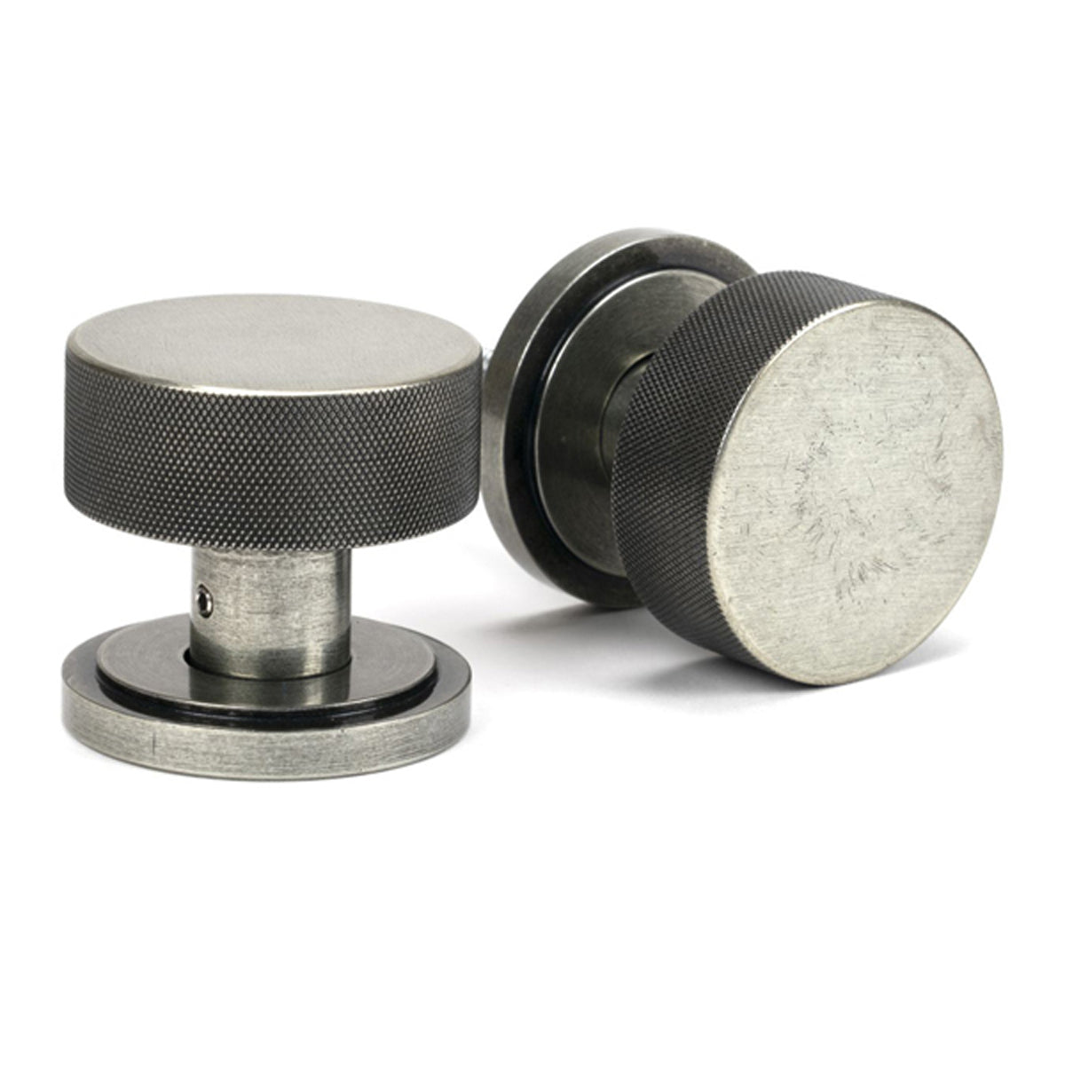 BROMPTON MORTICE/RIM KNOB ART DECO 63x54x22 PEW