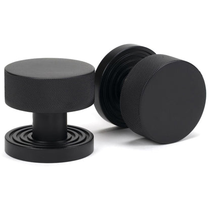 BROMPTON MORTICE/RIM KNOB BEEHIVE 63x54x22 MBK - 46800 by MARCHES (ANVIL) ARCHITECTURAL HARDWARE